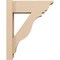 Ekena Millwork 6-in W x 16-in D x 20-in H Funston Trad Rough Cedar Woodgrain TimberThane Outlooker, Primed Tan OUTUR060X16X20FST04RCPR - alternate 5